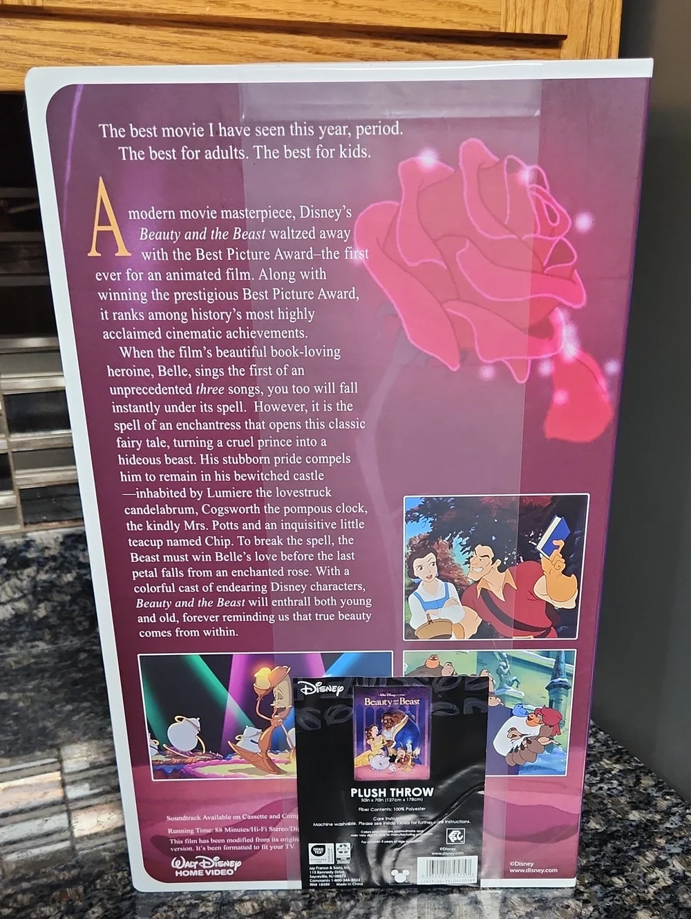 Disney Classic VHS Boxed Beauty And The Beast Silk Touch 50